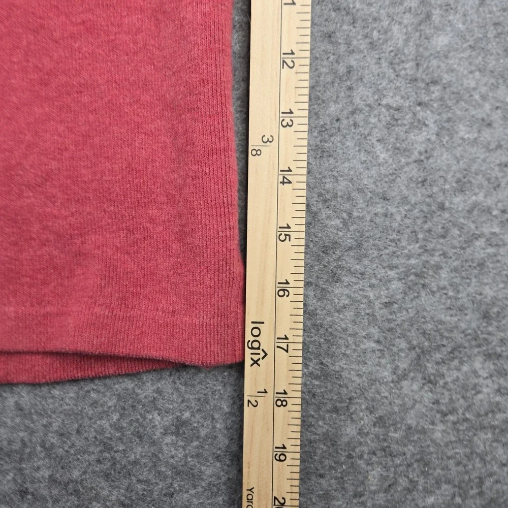 Polo Ralph Lauren Sweater Mens L Red Knit Cotton 1/4 Zip Pullover Preppy Pony - Picture 4 of 6